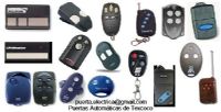 Controles remoto para puerta automática